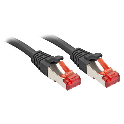 Lindy RJ-45 Cat.6 S FTP 15m cavo di rete Nero Cat6 S FTP (S-STP)