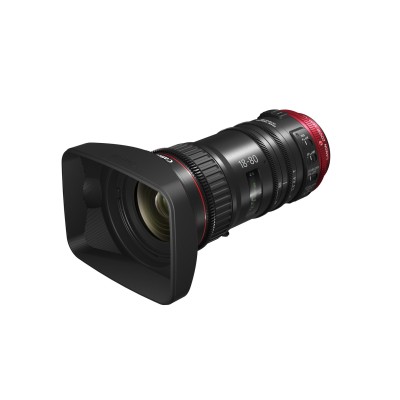 Canon CN-E18-80mm T4.4 L IS KAS S Videocamera Obiettivi per cinema Nero