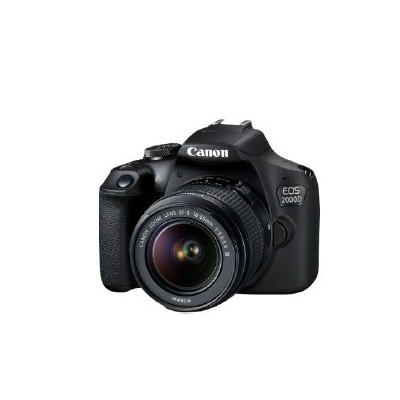 Canon EOS 2000D BK 18-55 IS II EU26 Kit fotocamere SLR 24,1 MP CMOS 6000 x 4000 Pixel Nero