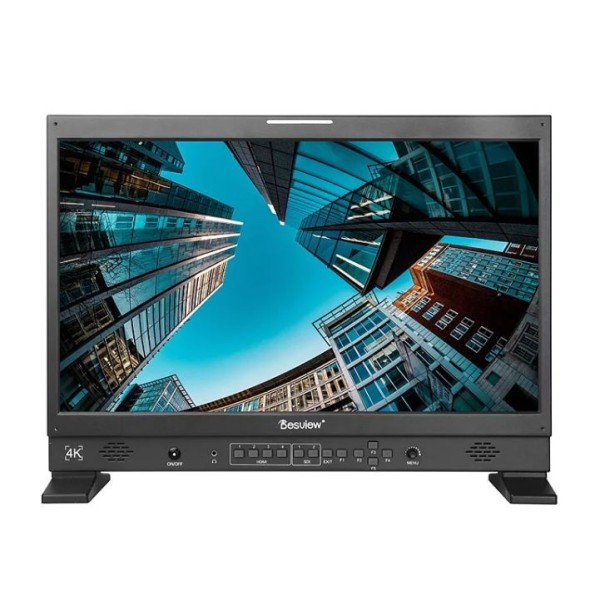 23.8 UHD 3840x2160 Quad Split View 4K HDMI 3G-SDI Broadcast Monitor con HDR