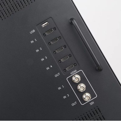 23.8 UHD 3840x2160 Quad Split View 4K HDMI 3G-SDI Broadcast Monitor con HDR