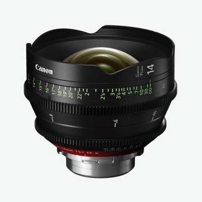 Canon CN-E 14mm T3.1 FP X Videocamera Obiettivi per cinema Nero