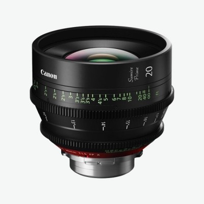 Canon CN-E 20mm T1.5 FP X Videocamera Obiettivi per cinema Nero