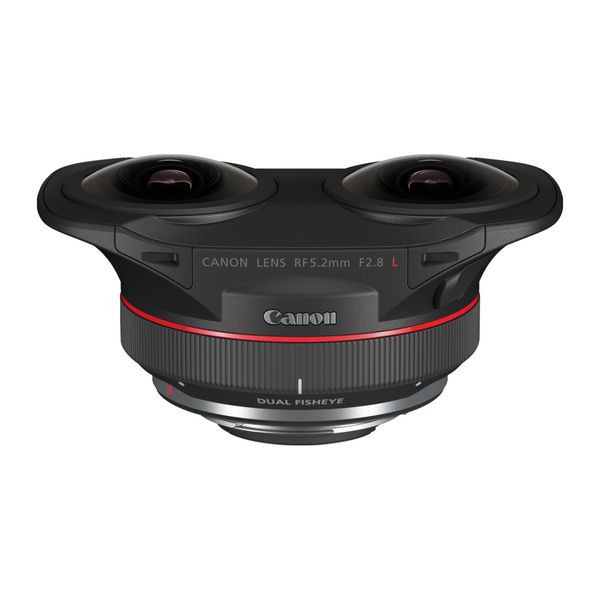 5.2mm F2.8L DUAL FISHEYE super-sharp per realtà  virtuale 180° e 3D -  RF mount