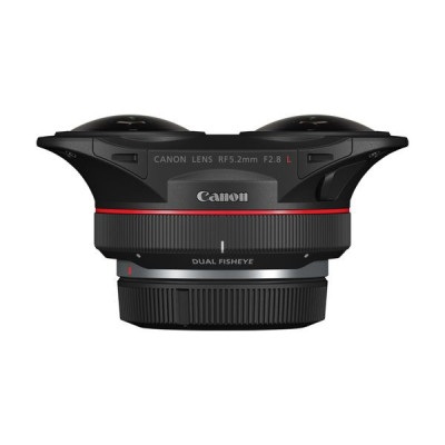 Canon RF 5.2 mm f2.8L Dual Fisheye SLR Obiettivo fish-eye ampio Nero