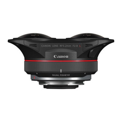 Canon RF 5.2 mm f2.8L Dual Fisheye SLR Obiettivo fish-eye ampio Nero