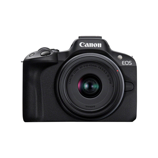 Fotocamera Mirrorless EOS R50 BK + RF-S 18-45mm IS STM