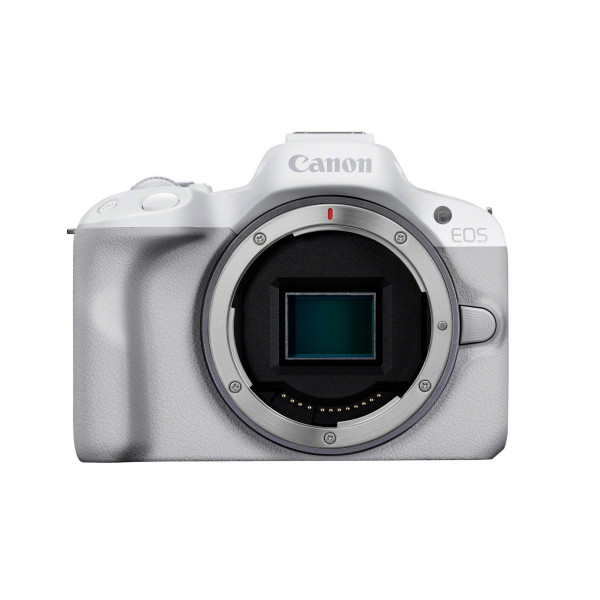 Fotocamera Mirrorless EOS R50 WH + RF-S 18-45mm IS STM (Bianco)