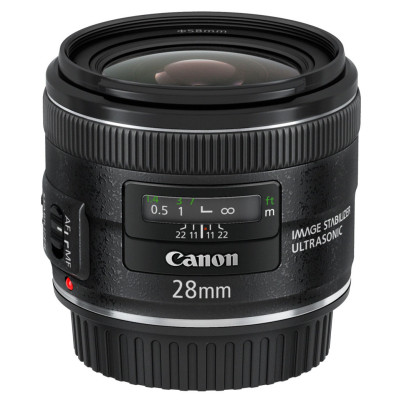 Canon EF 28mm f 2.8 IS USM SLR Obiettivo ampio Nero
