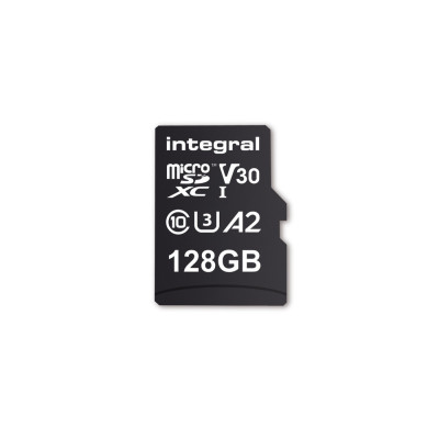 Integral 128GB MICRO SD CARD MICROSDXC UHS-1 U3 CL10 V30 A2 UP TO 170MB s READ 130MB s Write UHS-I Classe 10