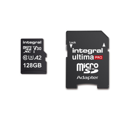 Integral 128GB MICRO SD CARD MICROSDXC UHS-1 U3 CL10 V30 A2 UP TO 170MB s READ 130MB s Write UHS-I Classe 10